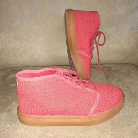 POP-Stanley-Kid's Multi-Light Up Sneaker-Mini USB-LED-Red Knit-Size 2 - Picture 2 of 10